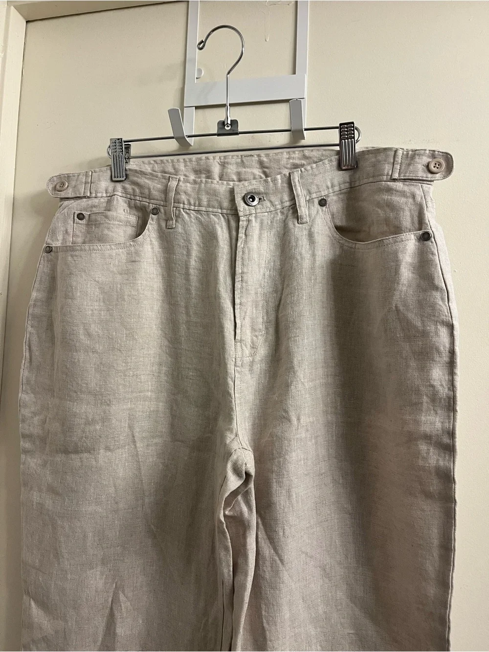 YoungLA Linen Monaco Pants Natural Linen Size Large